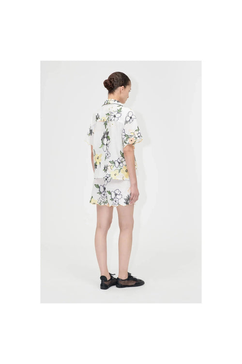 Scalloped Elasticated Waistband Shorts - Primm'sScalloped Elasticated Waistband ShortsStine Goya