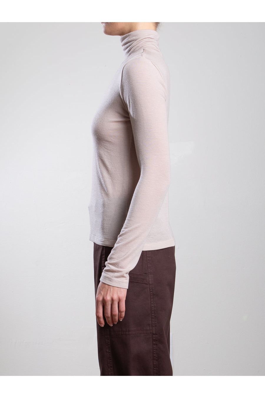 Shiloh Turtleneck in Cashmere Jersey - Primm'sShiloh Turtleneck in Cashmere JerseyPharaoh