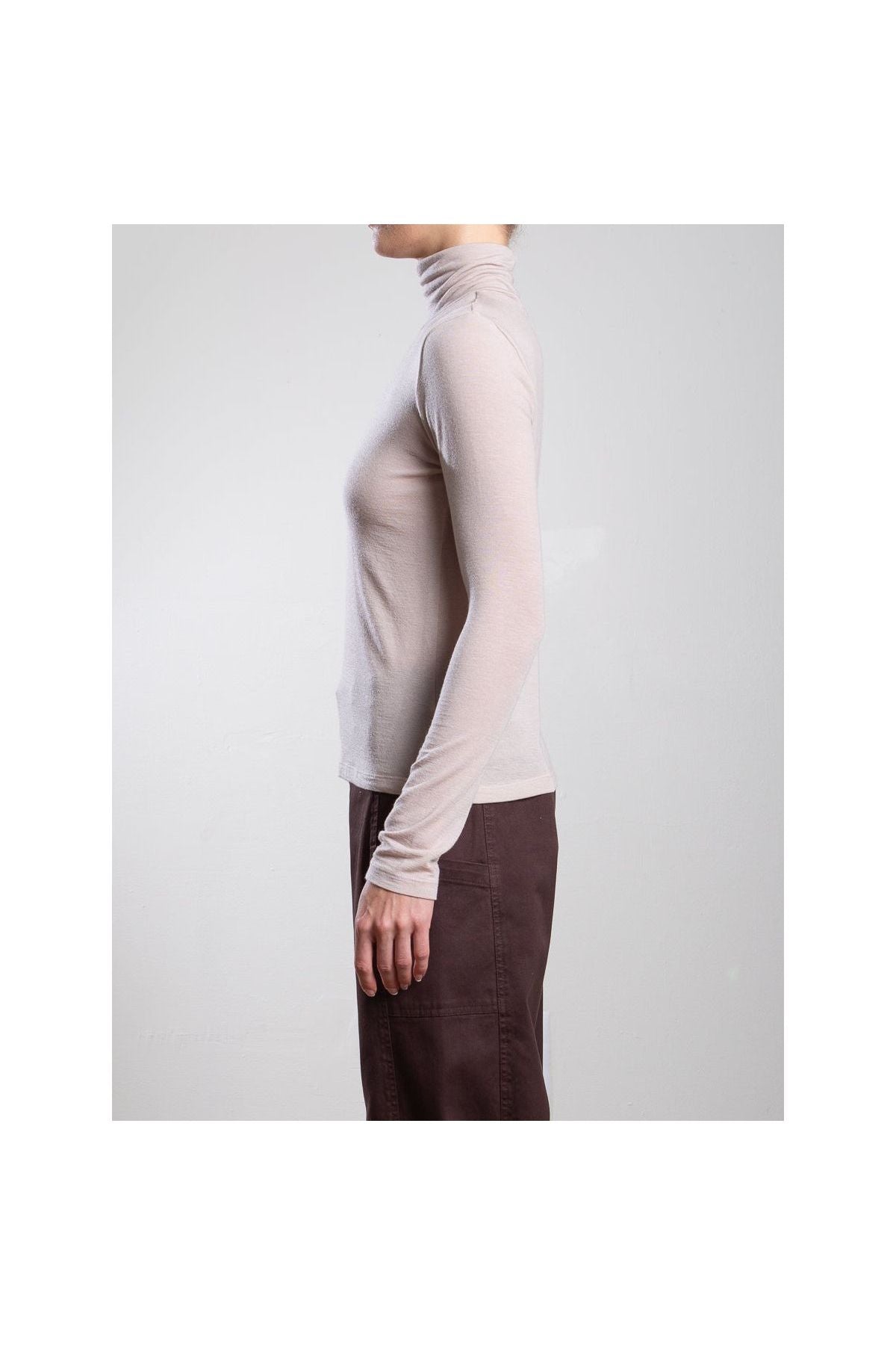 Shiloh Turtleneck in Cashmere Jersey - Primm'sShiloh Turtleneck in Cashmere JerseyPharaoh