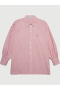 Kappa Shirt in Cotton Poplin Poppy Stripe Suzie Kondi