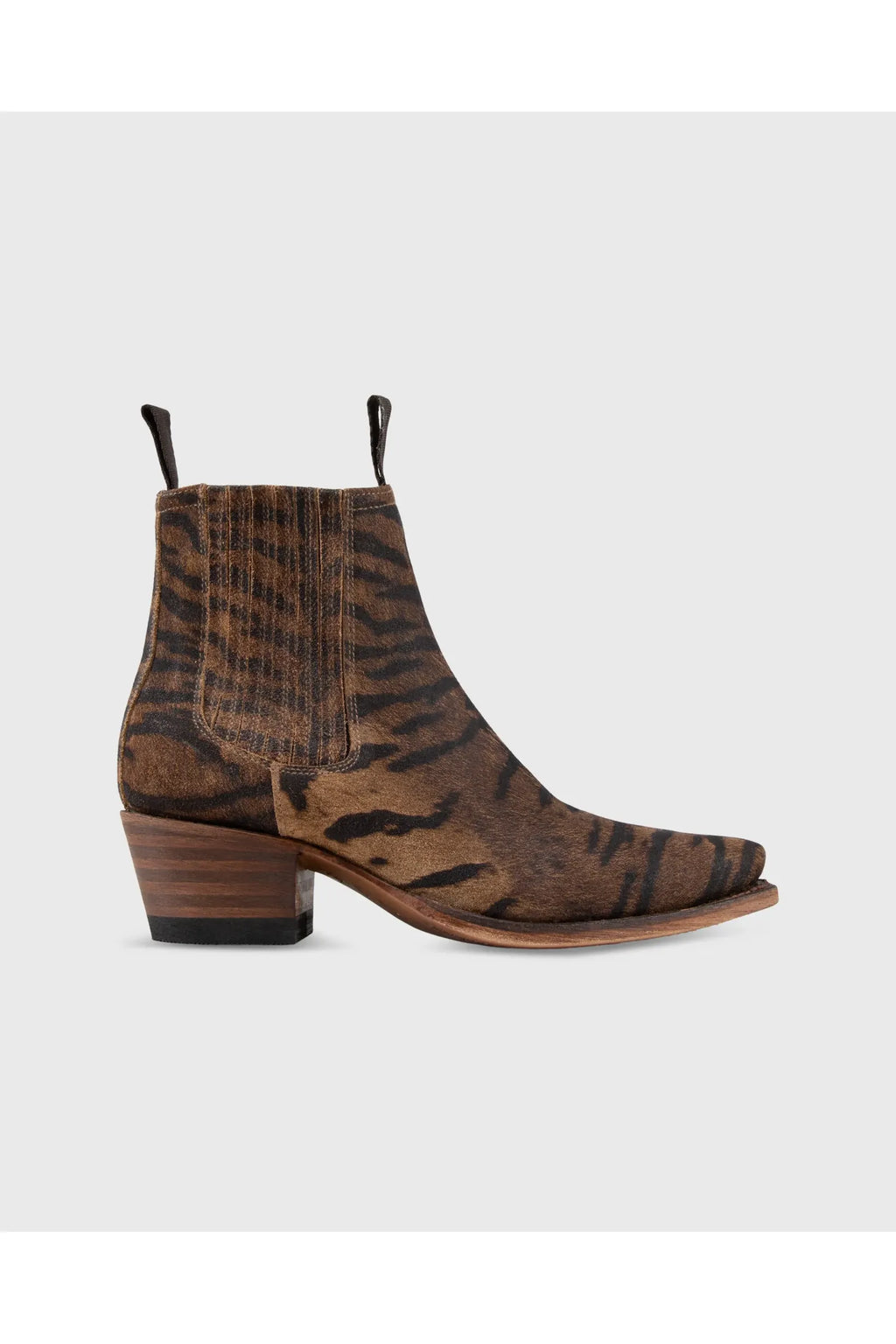 Short Cowboy Boot Brown Tiger - Primm'sShort Cowboy Boot Brown TigerMashburn