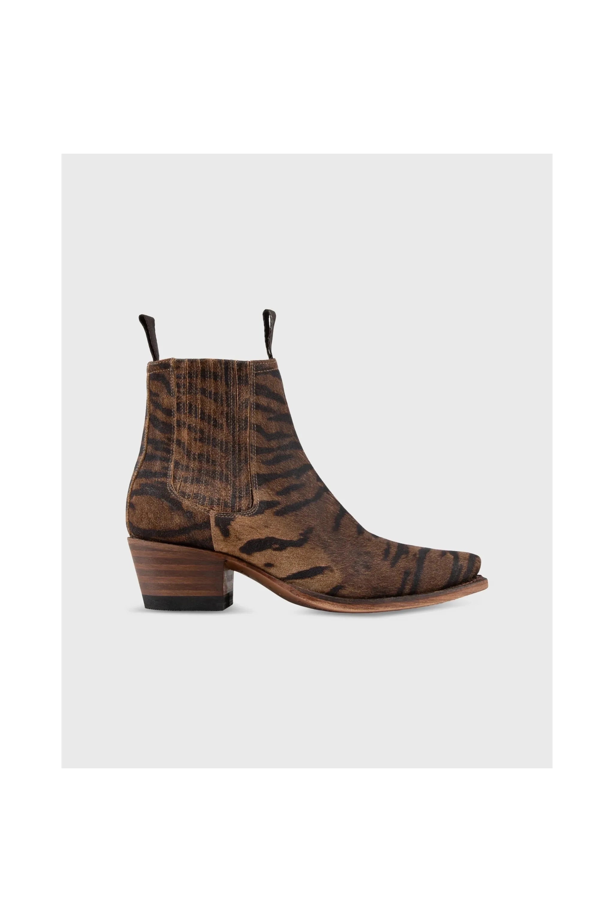 Short Cowboy Boot Brown Tiger - Primm'sShort Cowboy Boot Brown TigerMashburn