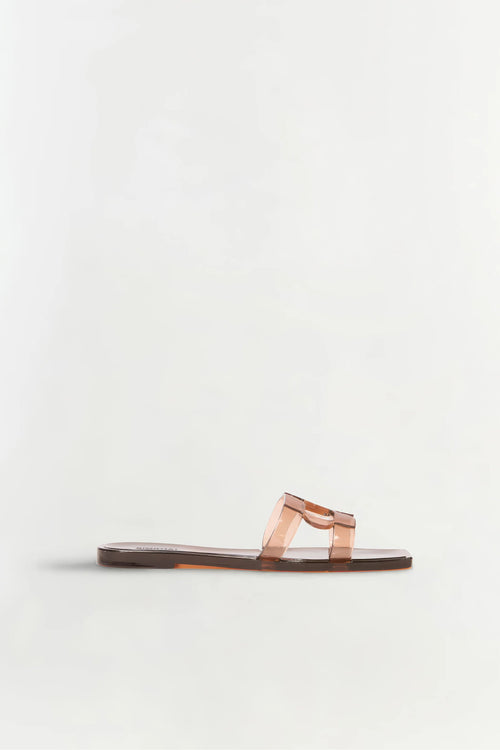 Simkhai Monogram Jelly Flat Slide Simkhai