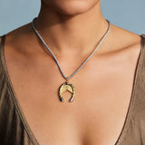 Silver Lurex Necklace Cord