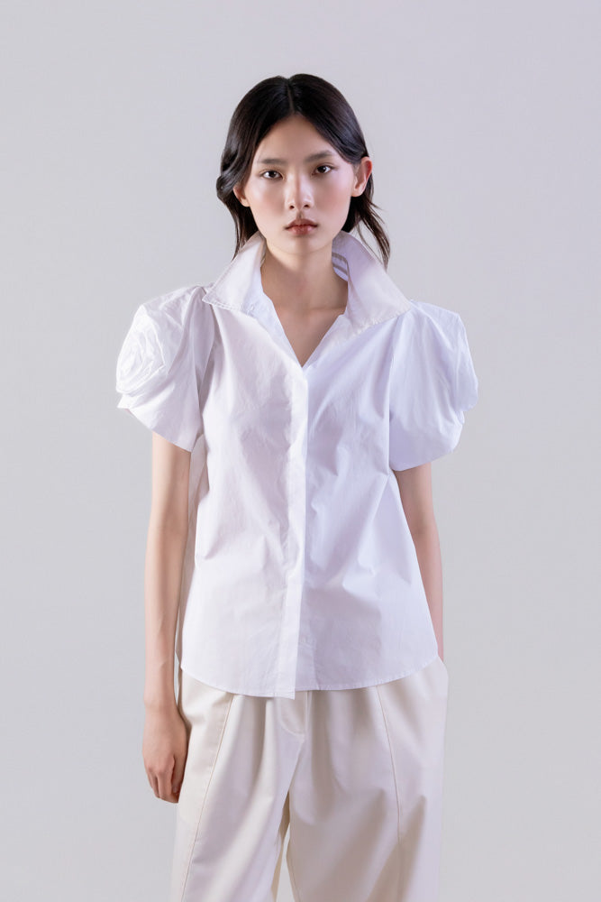 Rosette Tailored Blouse Psophia