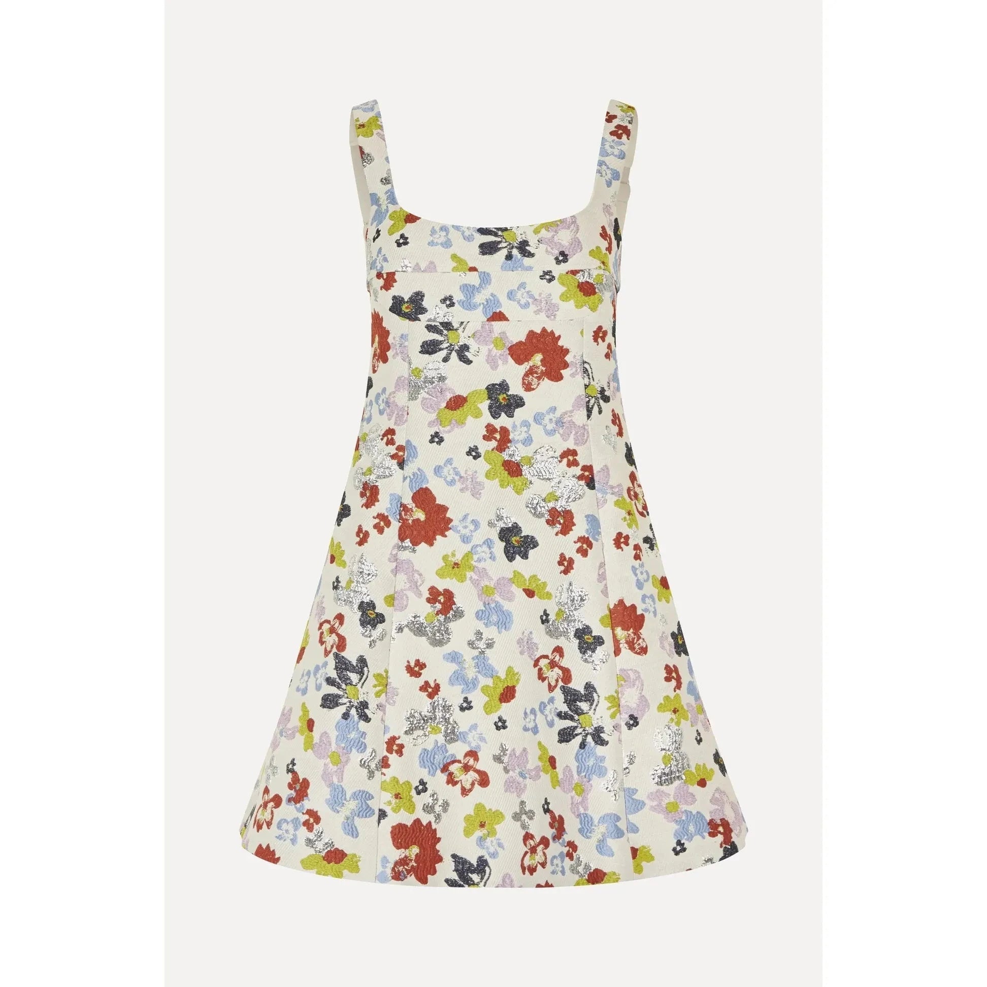 Sleeveless Fitted Waist Dress - Skyfall Flowers - Primm'sSleeveless Fitted Waist Dress - Skyfall FlowersStine Goya