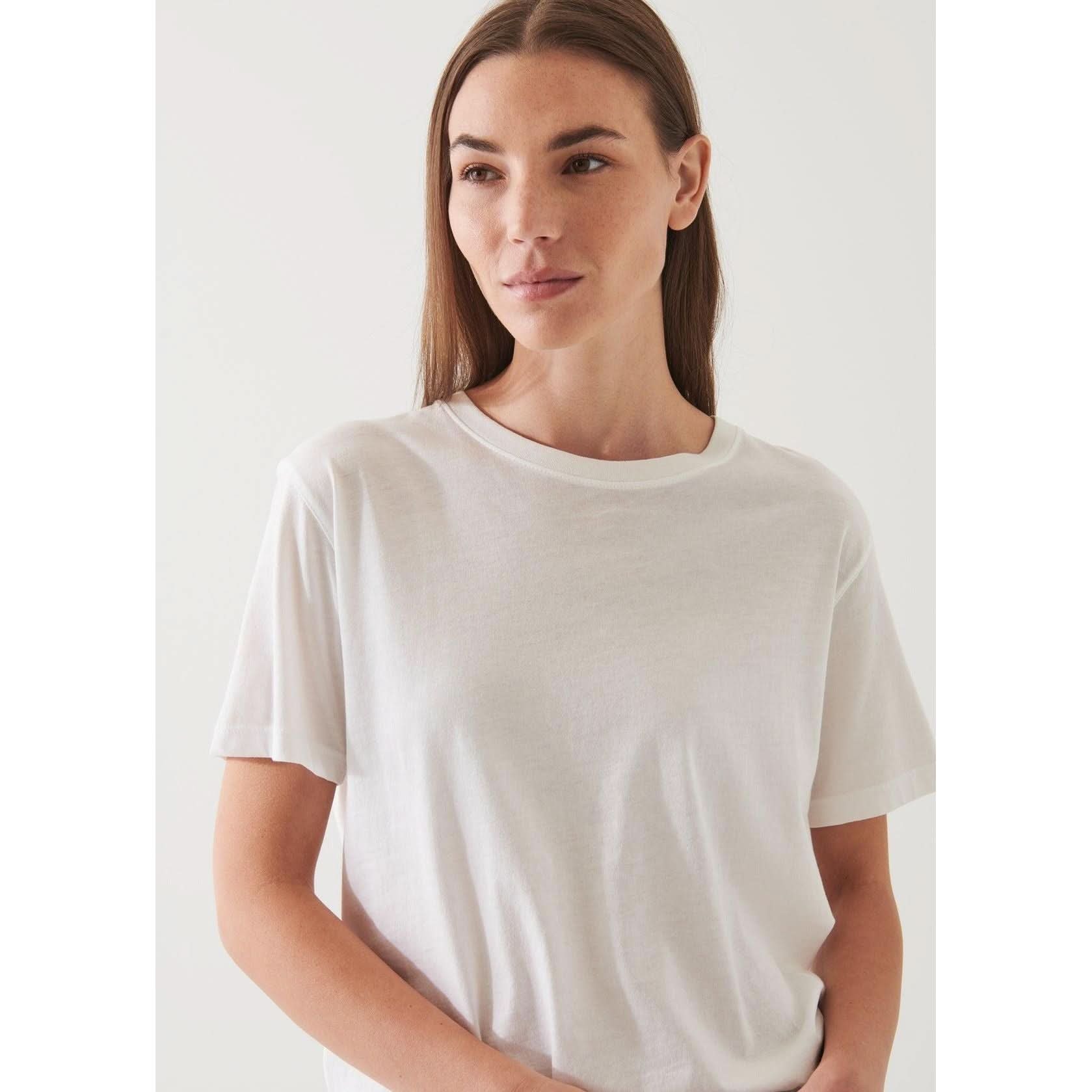 SS Iconic Boyfriend Crew White - Primm'sSS Iconic Boyfriend Crew WhitePatrick Assaraf