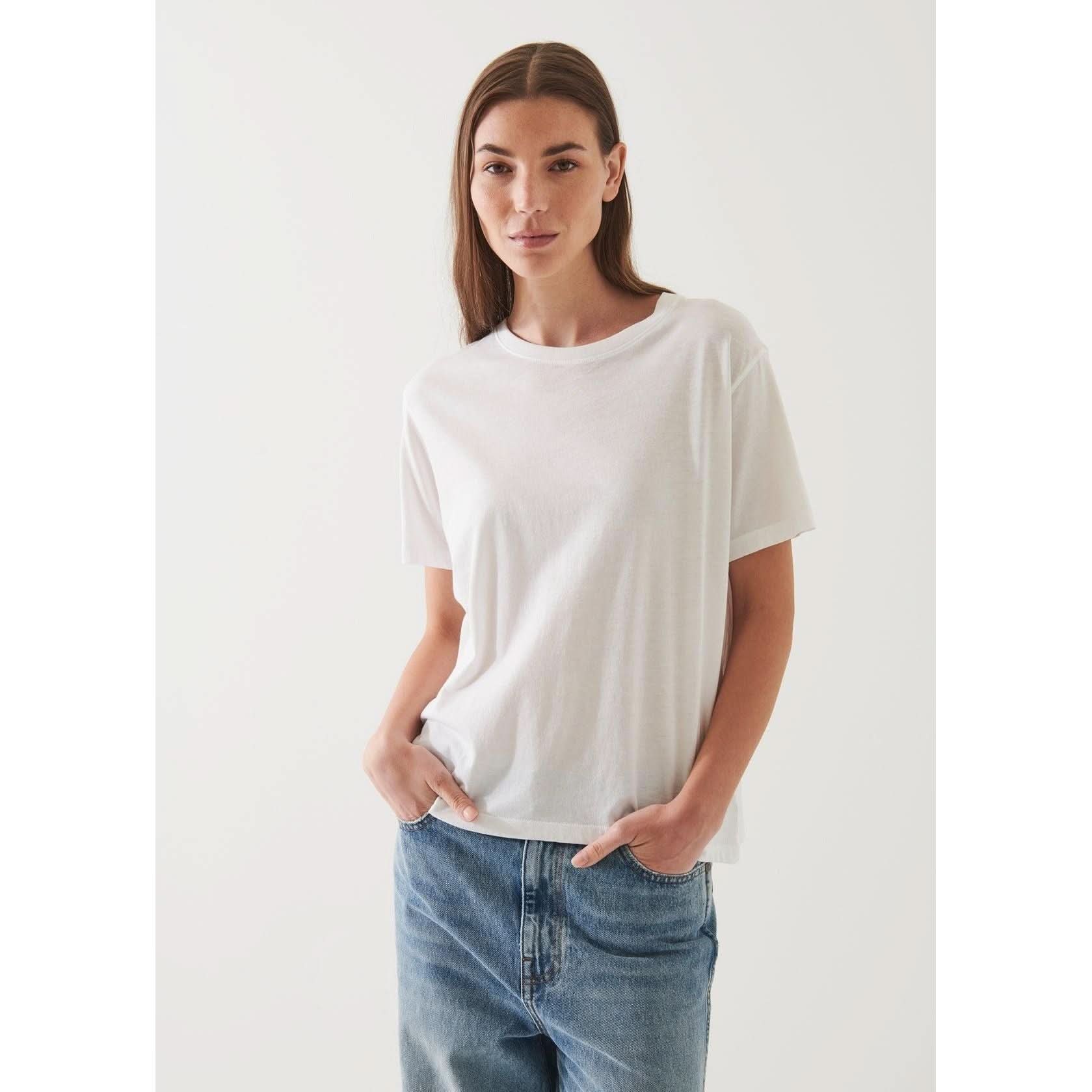 SS Iconic Boyfriend Crew White - Primm'sSS Iconic Boyfriend Crew WhitePatrick Assaraf