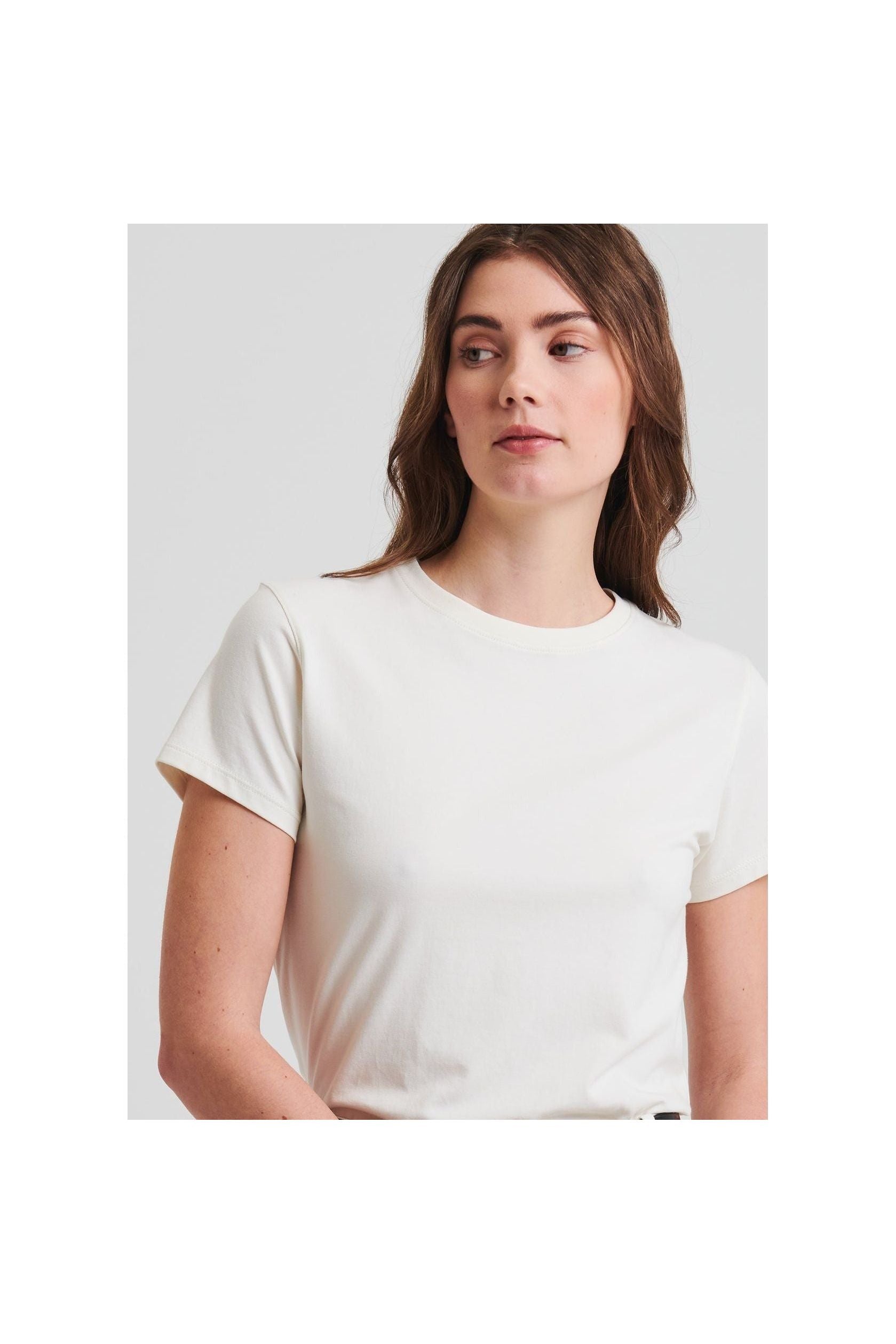 SS Iconic Fitted Crew Chalk Patrick Assaraf