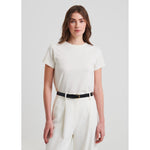 SS Iconic Fitted Crew Chalk Patrick Assaraf