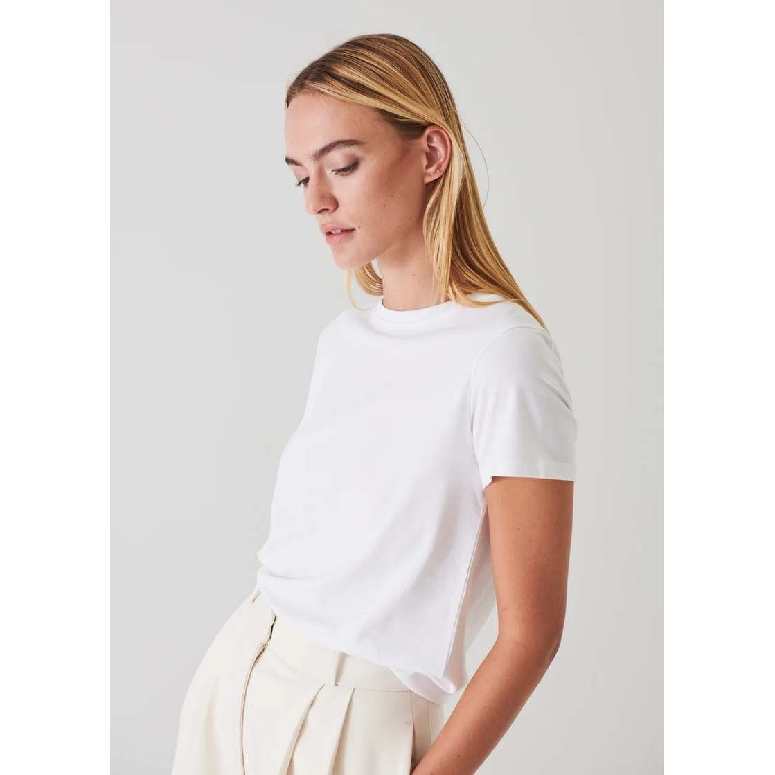 SS Iconic Fitted Crew White - Primm'sSS Iconic Fitted Crew WhitePatrick Assaraf