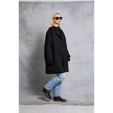 Stable Coat in Wool - Black - Primm'sStable Coat in Wool - BlackMamene