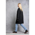 Stable Coat in Wool - Black - Primm'sStable Coat in Wool - BlackMamene