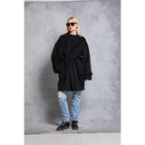 Stable Coat in Wool - Black - Primm'sStable Coat in Wool - BlackMamene