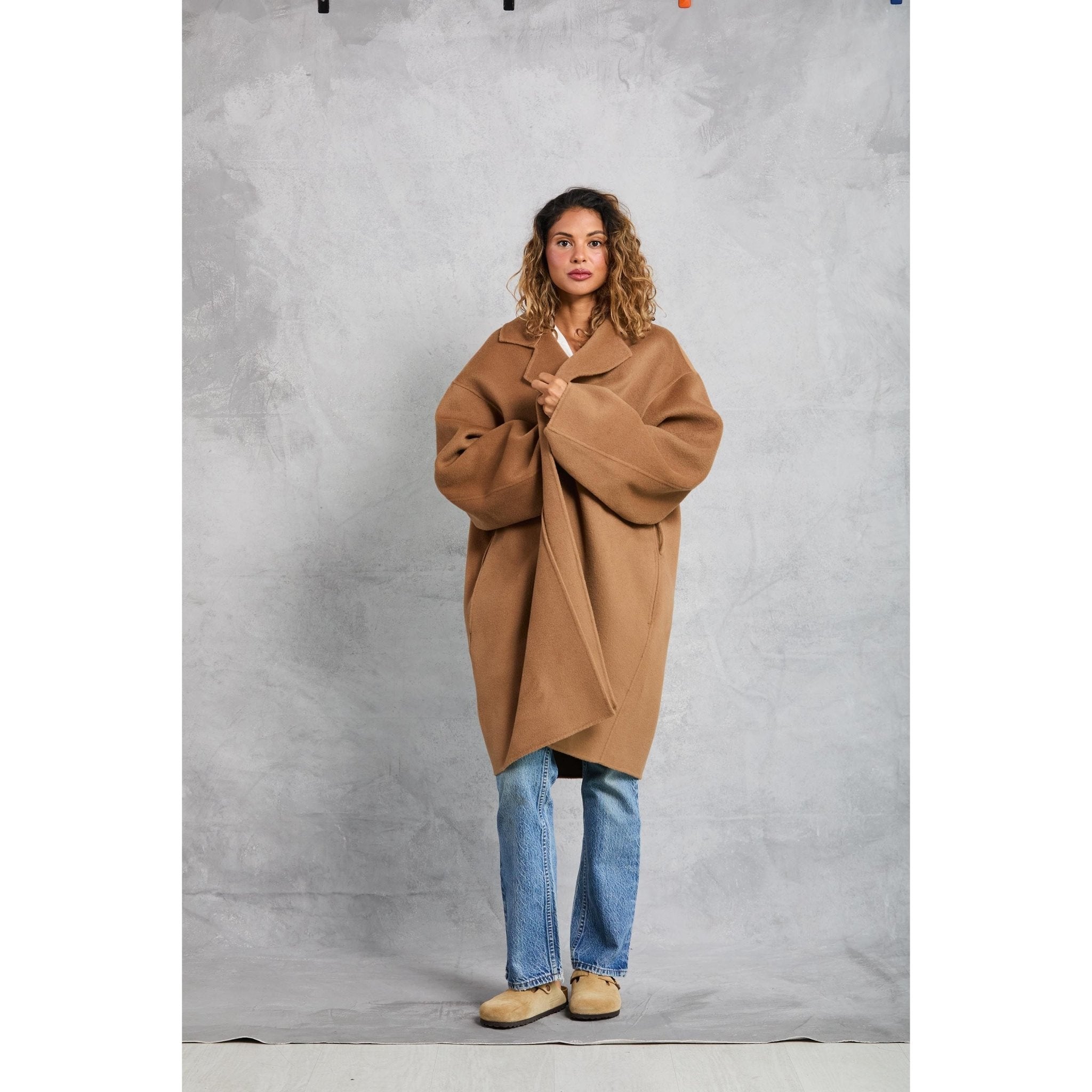 Stable Coat in Wool - Camel - Primm'sStable Coat in Wool - CamelMamene