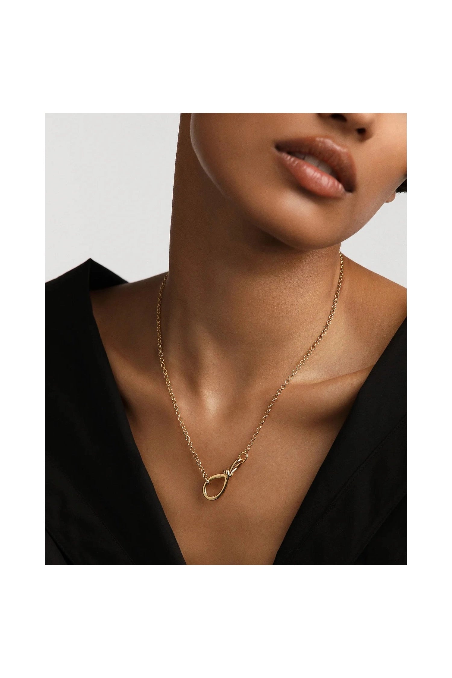 Stacker Clasp Chain Necklace PDPAOLA