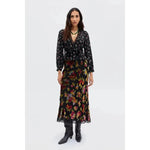 Stassie Skirt Countryside Devoré Black - Primm'sStassie Skirt Countryside Devoré BlackRIXO