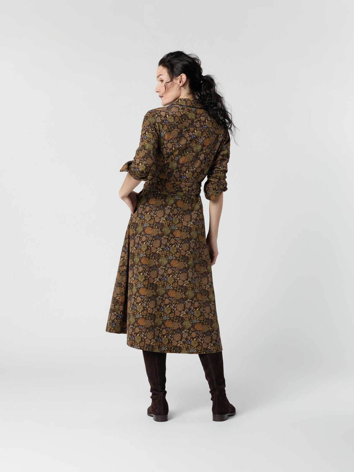 Avery Long Shirtwaist Dress Mashburn