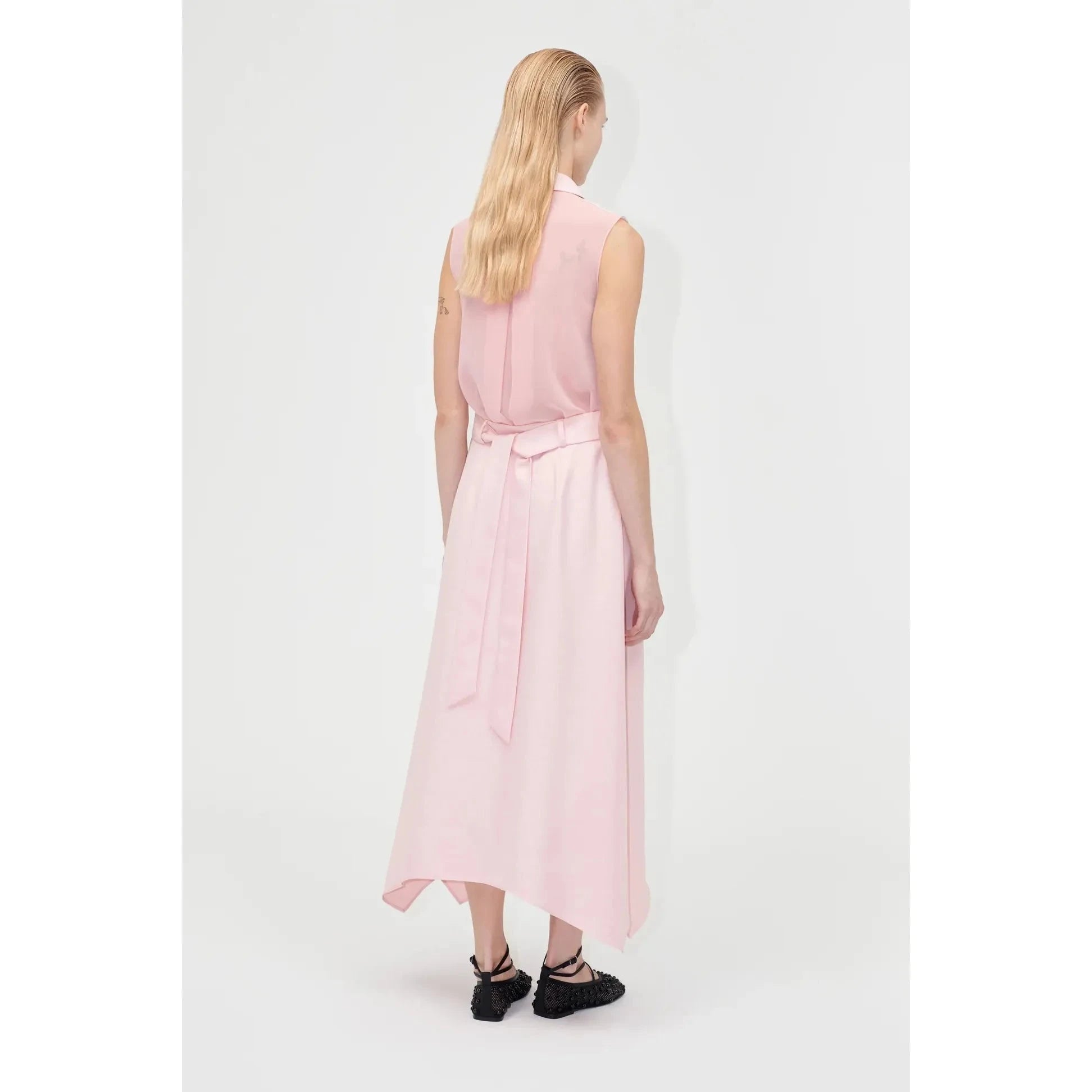Tailored Handkerchief Dress - Coral Blush - Primm'sTailored Handkerchief Dress - Coral BlushStine Goya