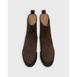 Tall Lug Sole Chelsea Boot Chocolate Suede - Primm'sTall Lug Sole Chelsea Boot Chocolate SuedeMashburn