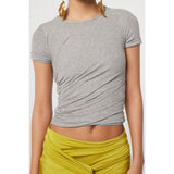 Line by K Tera SS T-Shirt Heather Grey