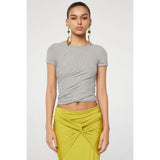Line by K Tera SS T-Shirt Heather Grey
