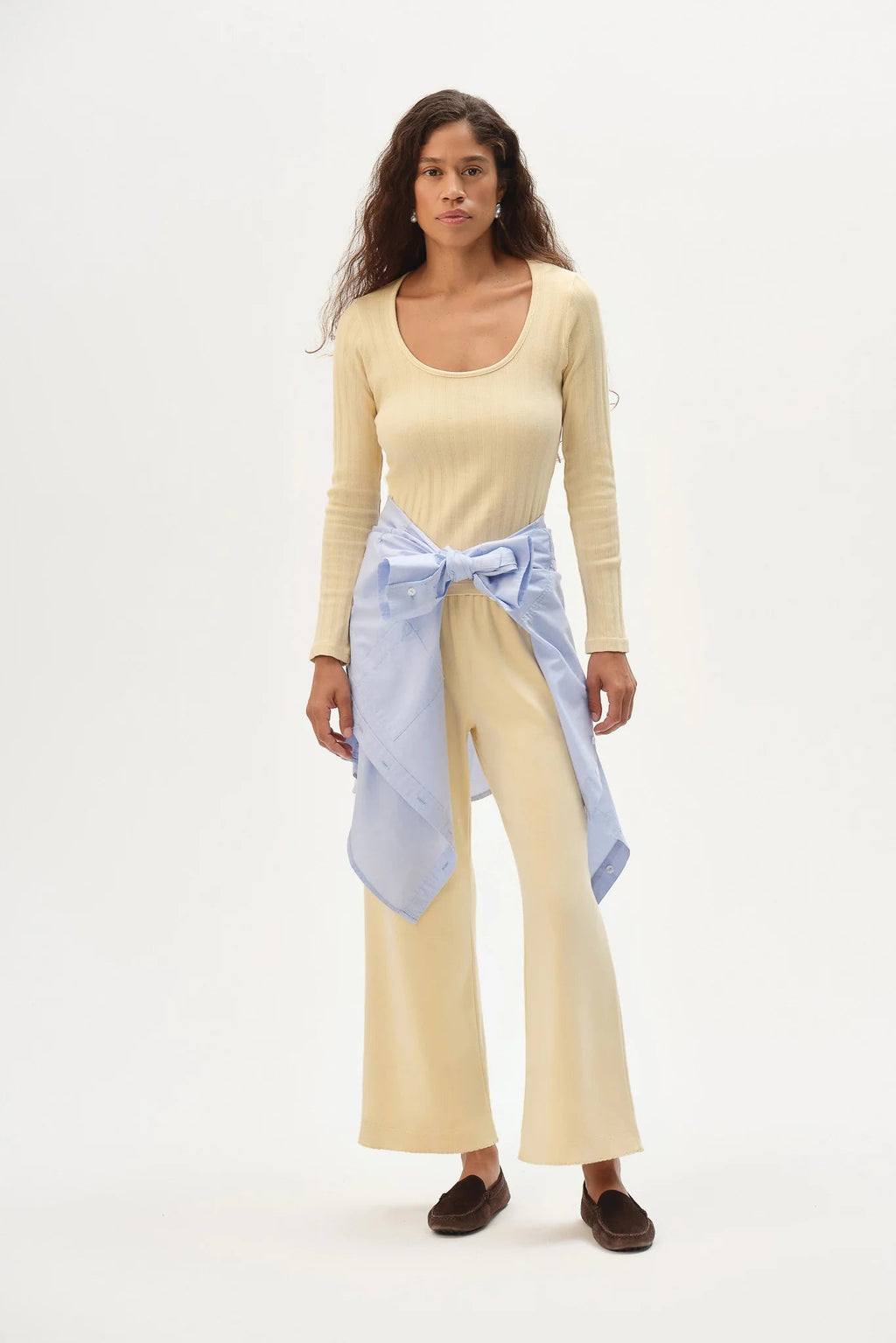 The Baby Rib Scallop Pant DONNI.