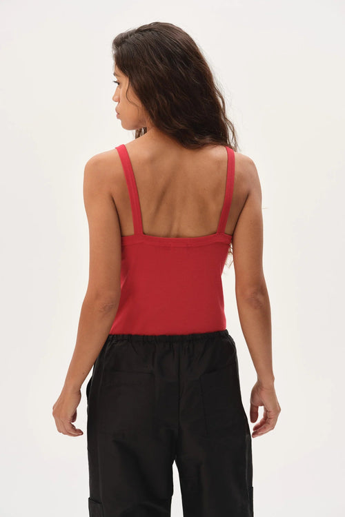 The Baby Rib Square Neck Tank DONNI.
