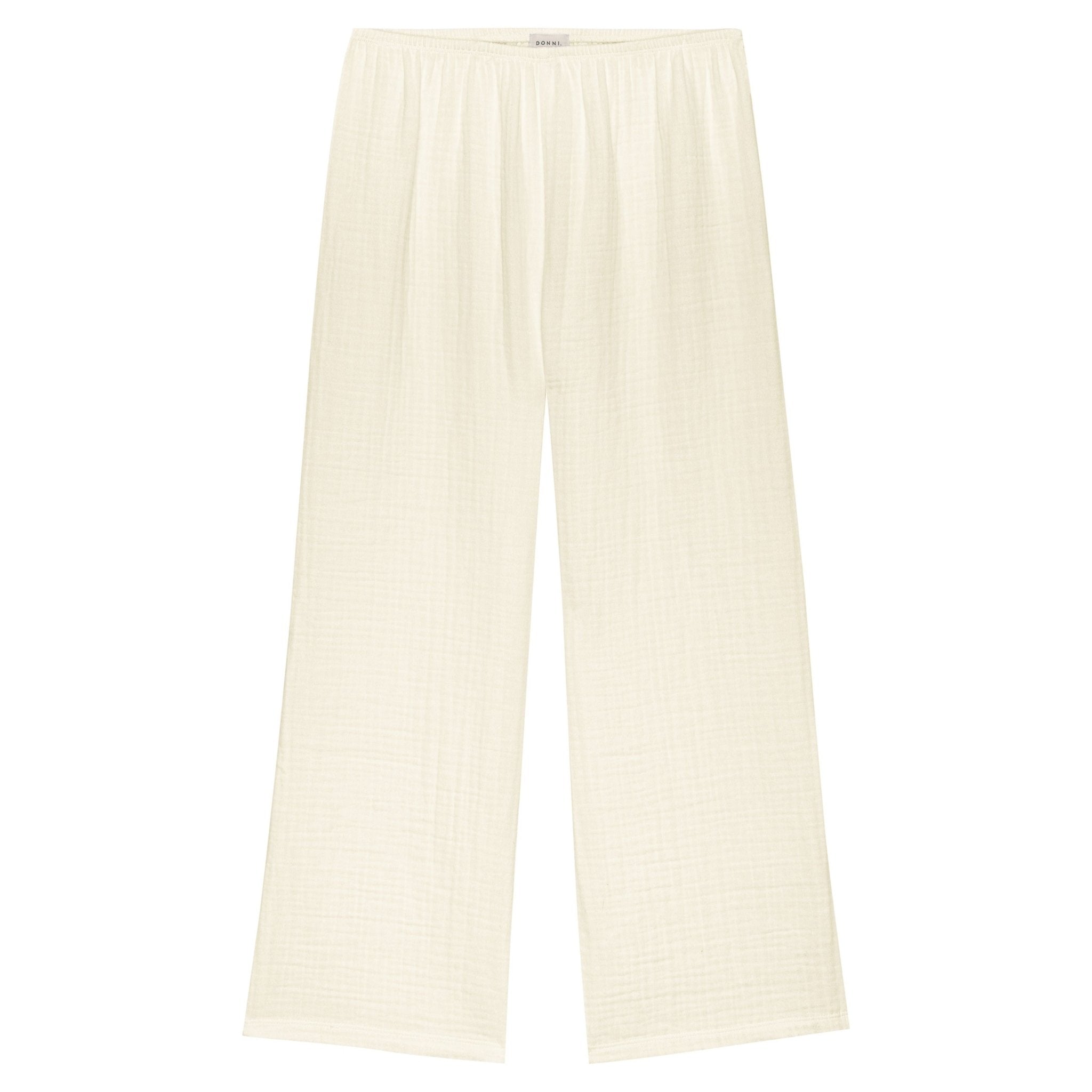 The Bubble Crop Simple Pant Creme - Primm'sThe Bubble Crop Simple Pant CremeDONNI.