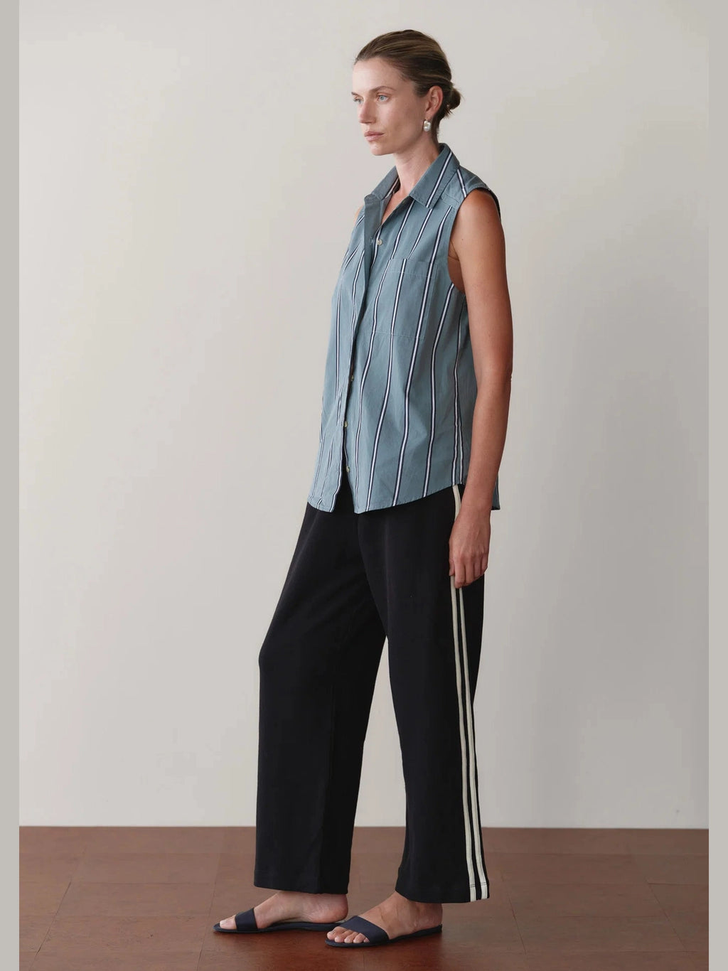 The Eco-Terry Stripe Pant DONNI.
