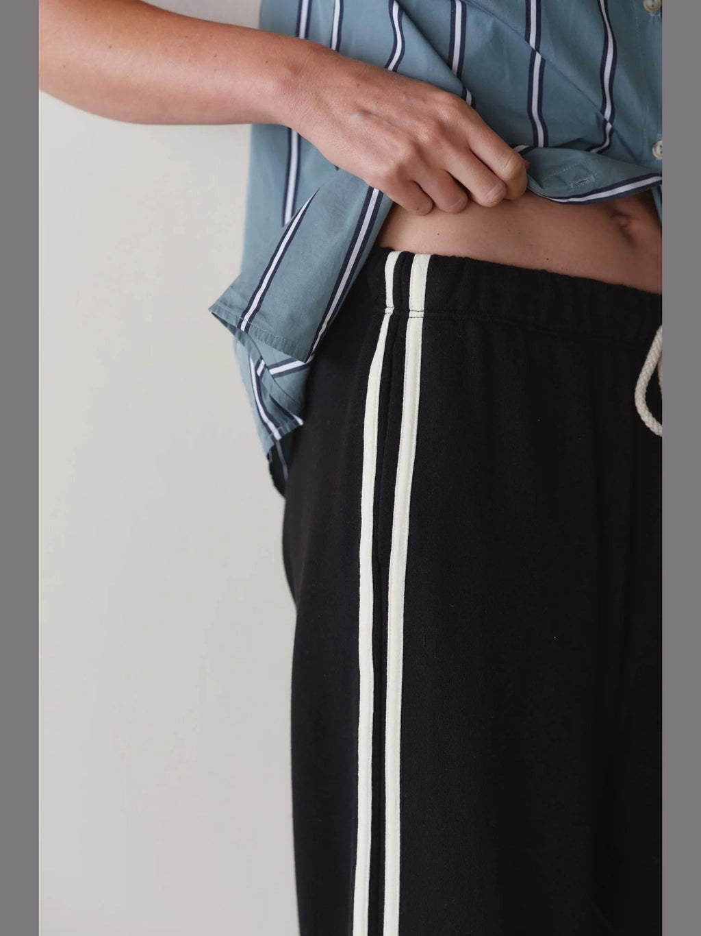 The Eco-Terry Stripe Pant DONNI.