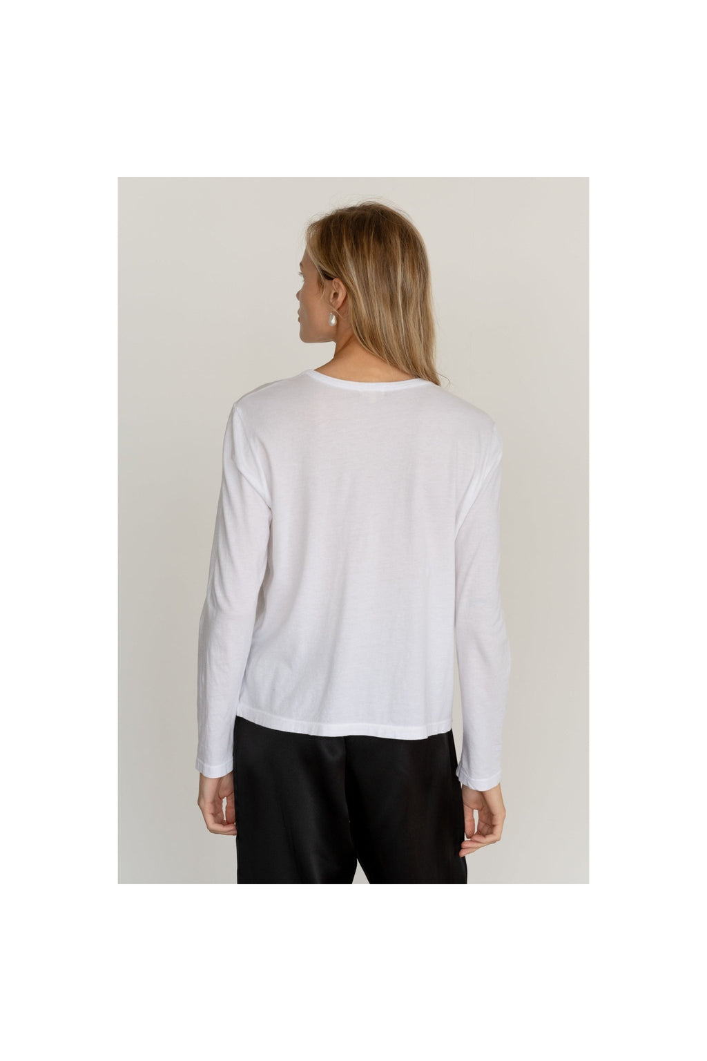 The Jersey Long Sleeve Tee Powder - Primm'sThe Jersey Long Sleeve Tee PowderDONNI.