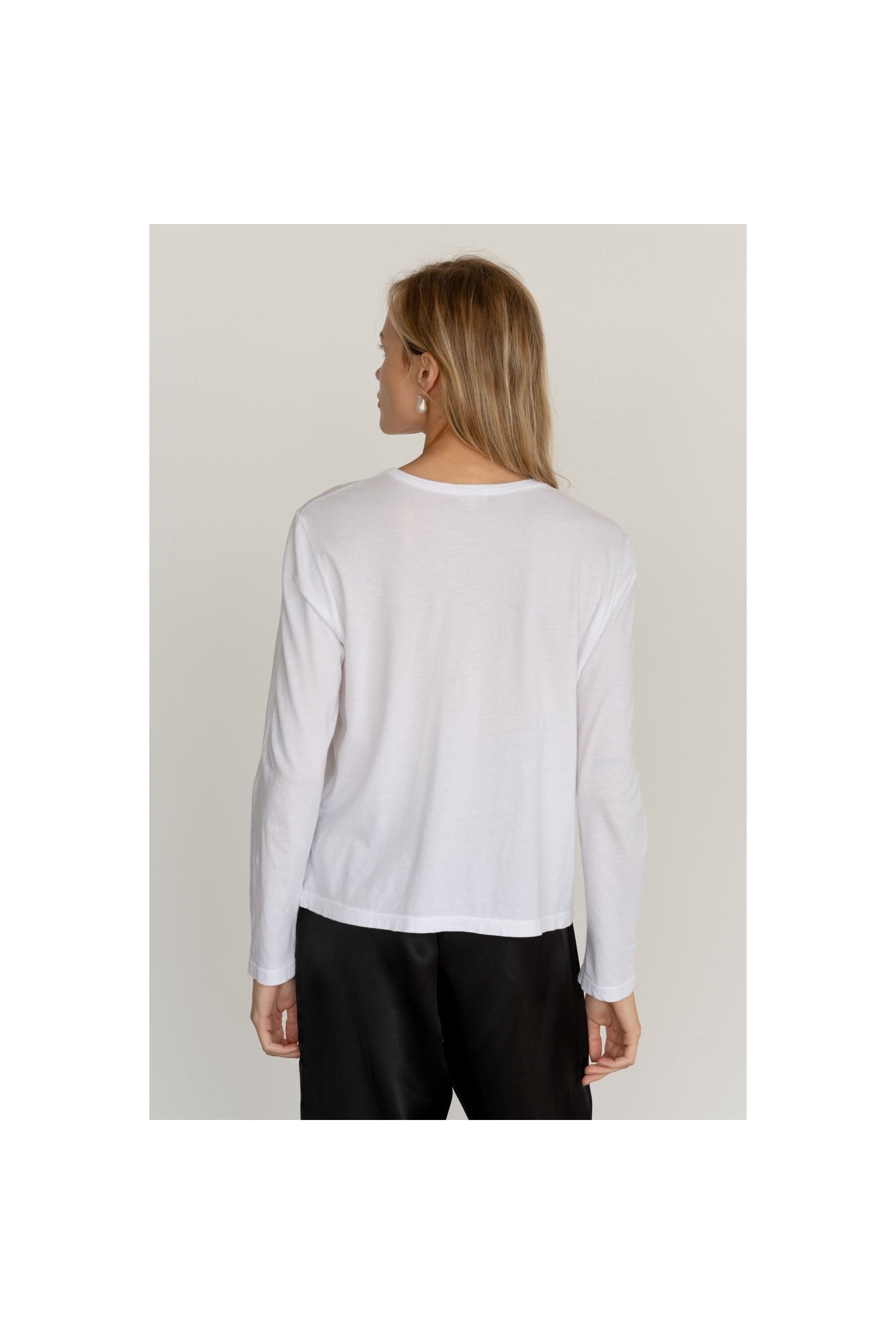 The Jersey Long Sleeve Tee Powder - Primm'sThe Jersey Long Sleeve Tee PowderDONNI.