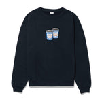 The Oversized Coffee Sweatshirt - Navy Kule