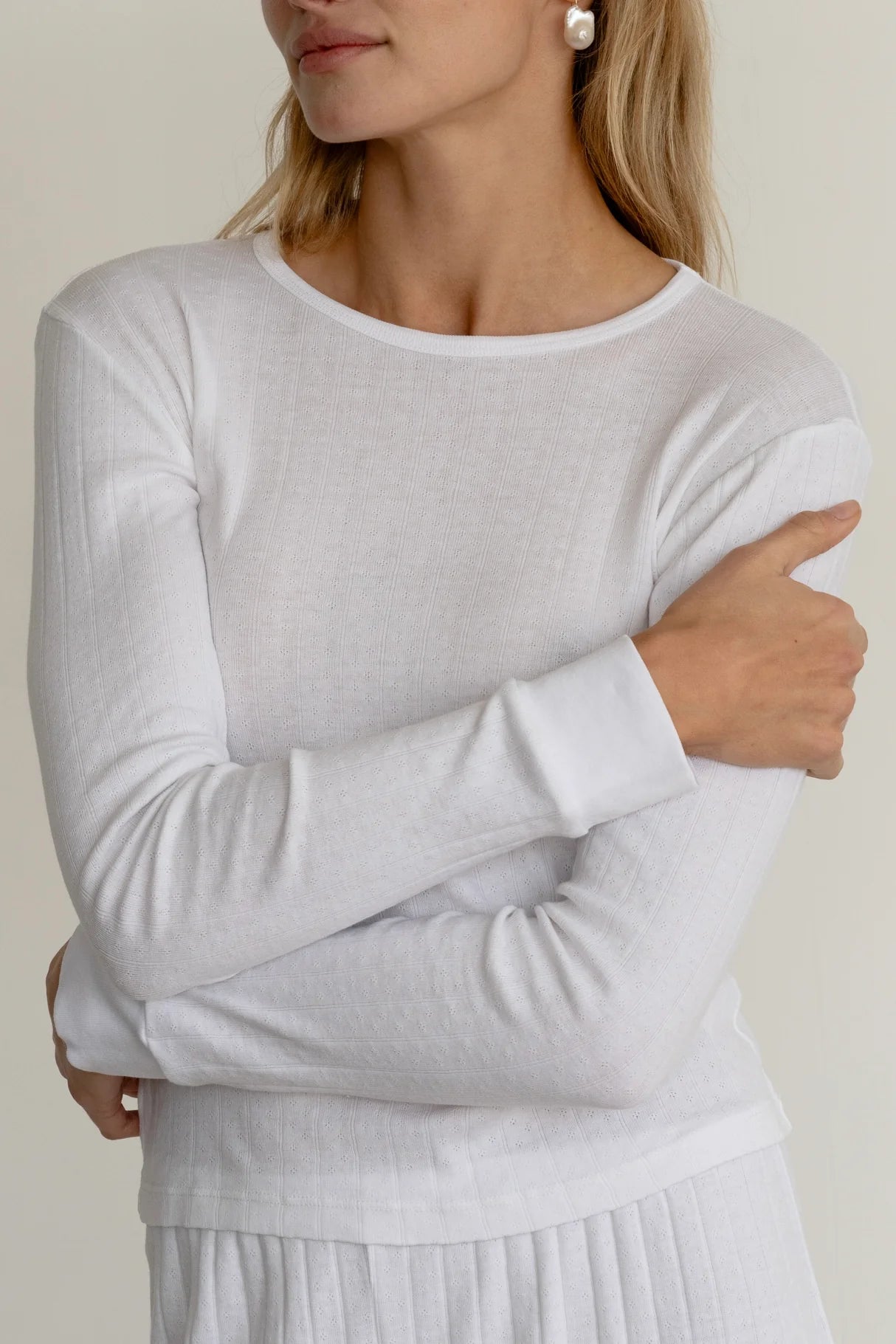 The Pointelle Long Sleeve - Primm'sThe Pointelle Long SleeveDONNI.