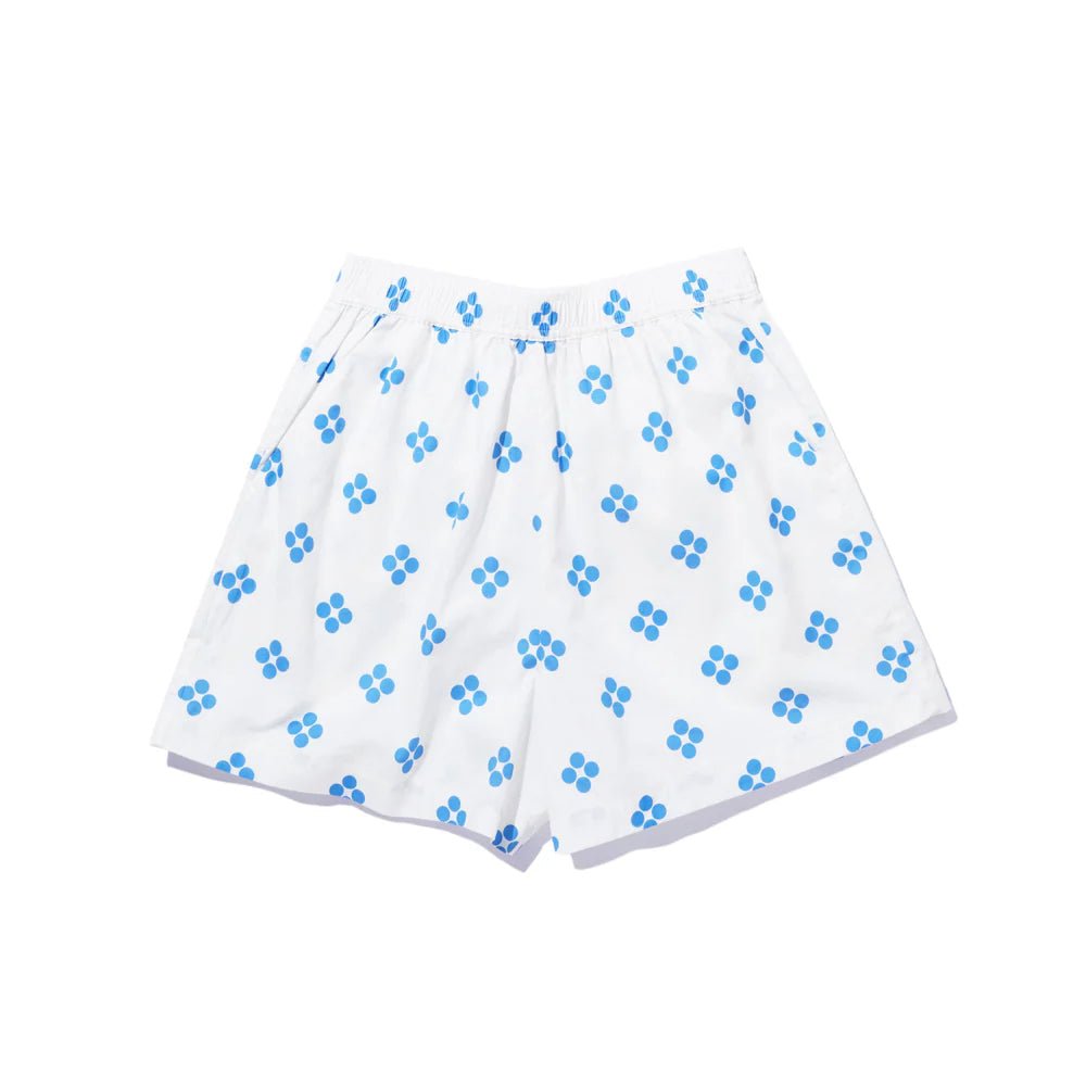 The Reine Shorts White/Royal Blue - Primm'sThe Reine Shorts White/Royal BlueKule
