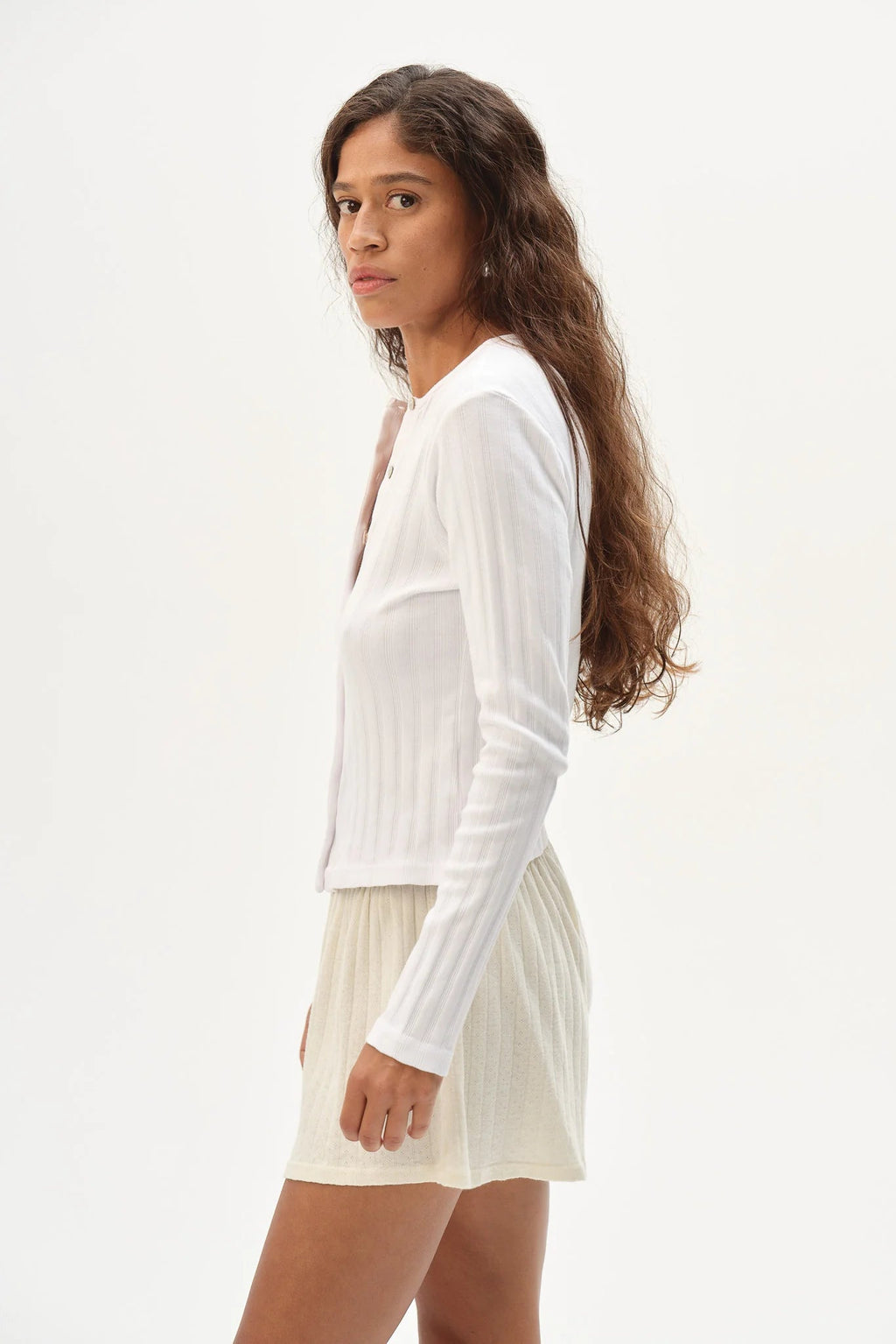 The Varied Rib Cardigan DONNI.