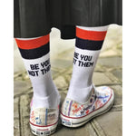 The Women's Be You Not Them Sock - White/Navy - Primm'sThe Women's Be You Not Them Sock - White/NavyKule