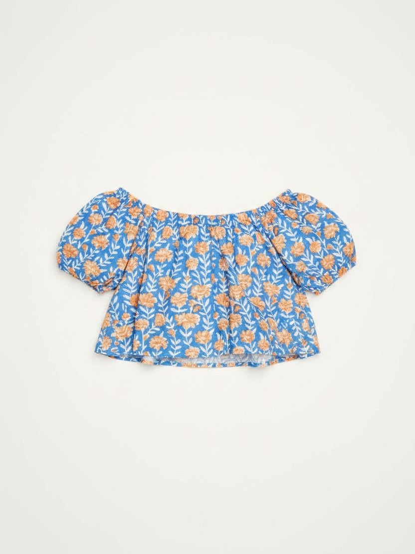 Capri Top in Tangerine Carnation MIRTH