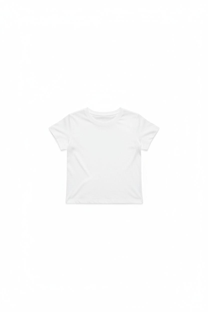 Pima Stretch Short Sleeve Baby Tee White Patrick Assaraf