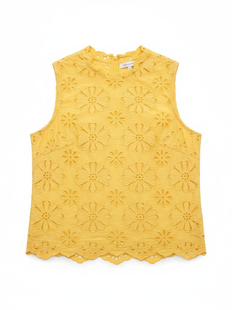 The Belsiana top Yellow Leledebaltzac
