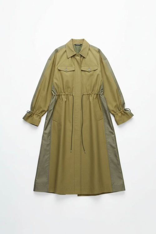Phillip Lim - Blouson Trench Coat With Nylon Combo Phillip Lim