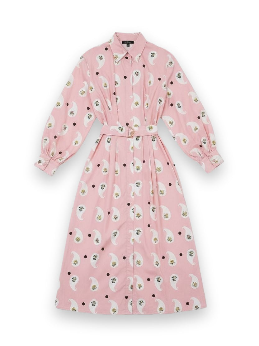 Emily Shirt Dress Bicheno Paisley Palm Noosa