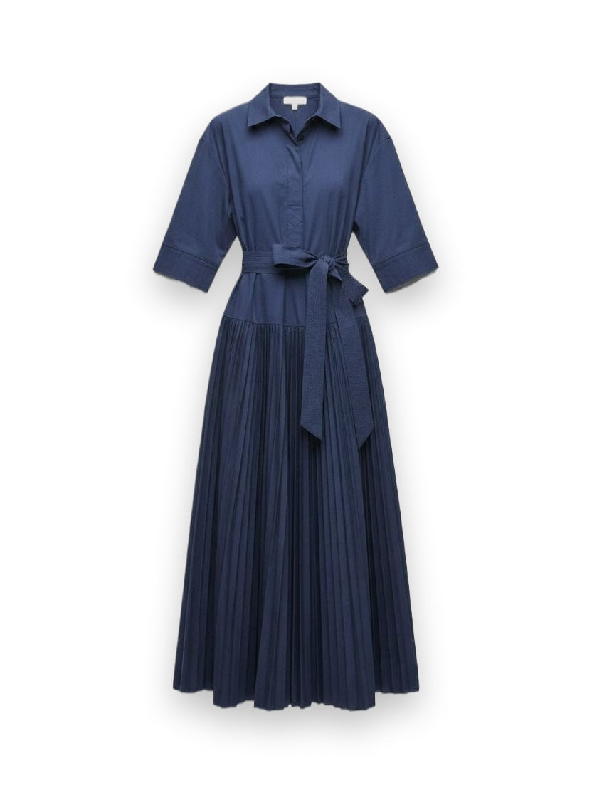 Arlo Belted Cotton Maxi Dress Simkhai