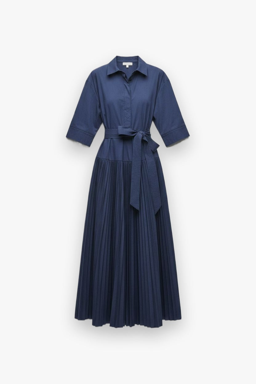 Arlo Belted Cotton Maxi Dress Simkhai