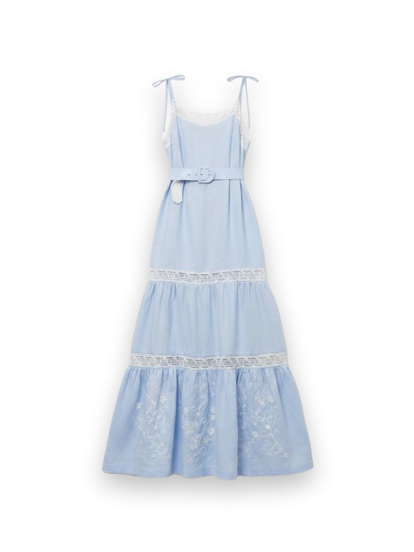 Spring Mirage Sleeveless Maxi Dress Annabo