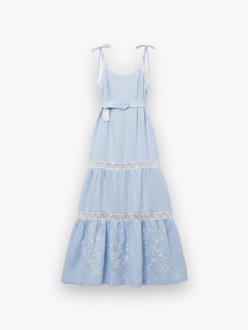 Spring Mirage Sleeveless Maxi Dress Annabo