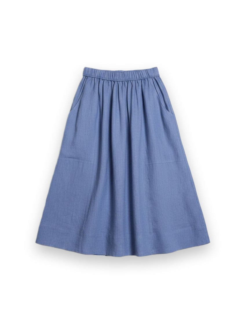 Carolina Skirt in French Linen Pharaoh