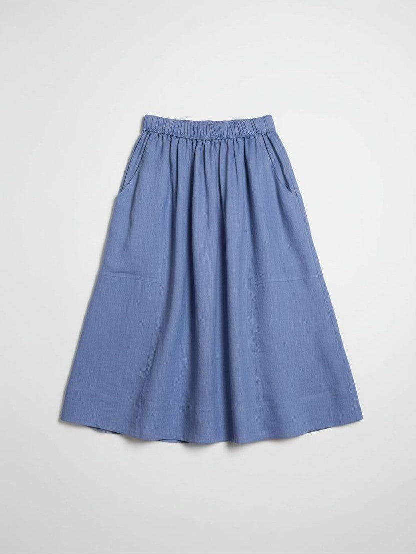 Carolina Skirt in French Linen Pharaoh
