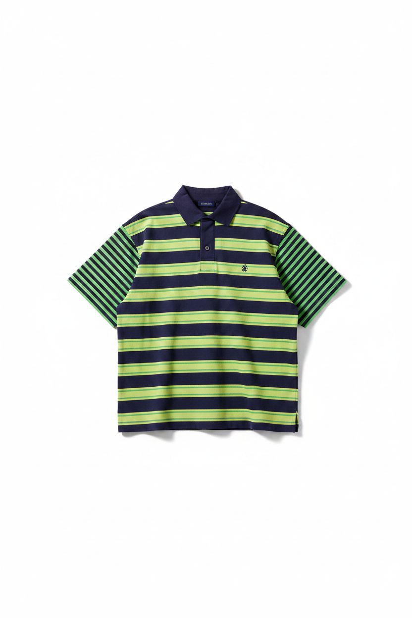 Zia Rugby Shirt - Mix Stripe Damson Madder